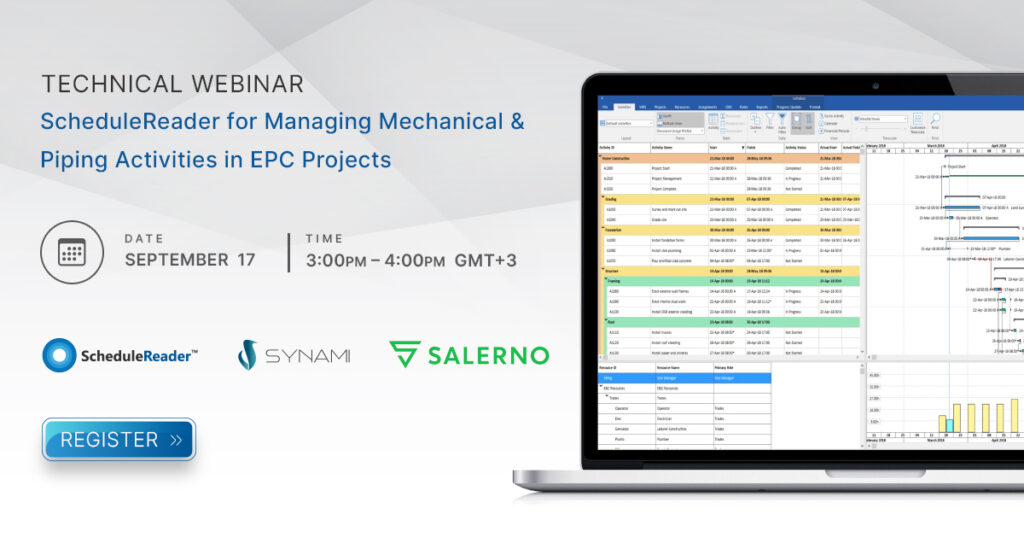 Webinars 4 ScheduleReader webinar with Salerno Consulting