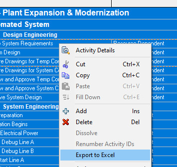 export excel min