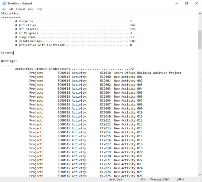 p6 schedule log 650x587 1